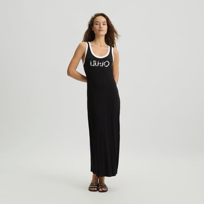 Robe longue avec logo LIU JO