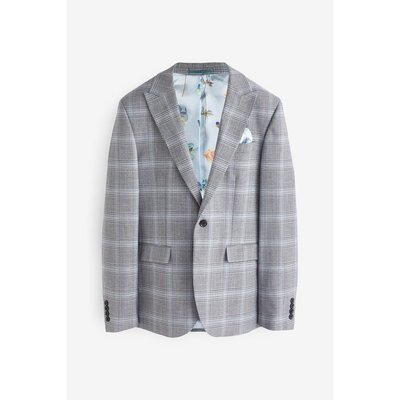 Veste de costume slim à carreaux NEXT
