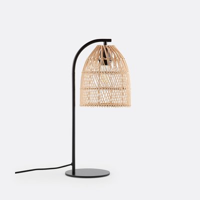 Lampe à poser métal fer et rotin, Dankia LA REDOUTE INTERIEURS
