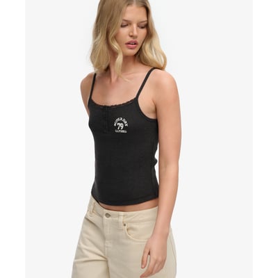 Débardeur à Boutons Athletic Essentials Brodé SUPERDRY