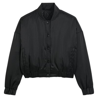 Giubbotto bomber corto trapuntato, in satin LA REDOUTE COLLECTIONS