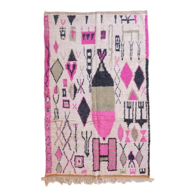 Tapis berbère marocain pure laine 179 x 274 cm AFK LIVING