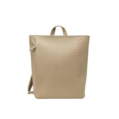 Sac à dos medium en une alternative de cuir en polyester recyclé MARC O'POLO