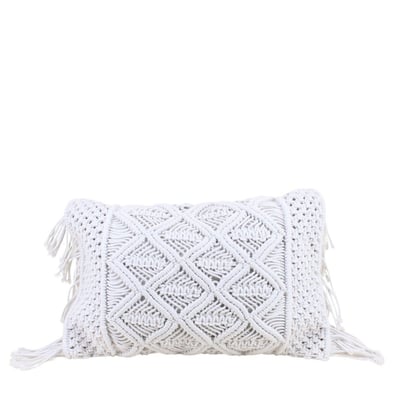 Coussin macramé en coton 40x60cm ORNAMI