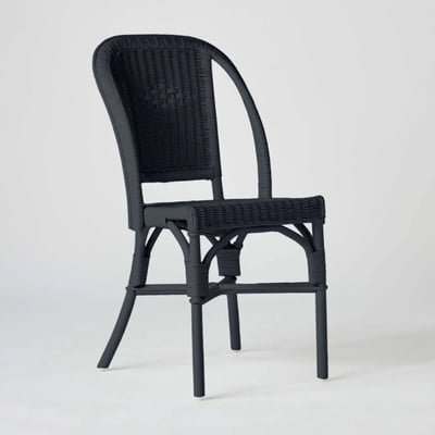 Chaise en rotin PRIMAVERA laqué vert gazon KOK