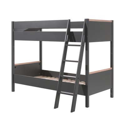 Lit enfant superposé en bois 90x200cm - TAMATIA DRAWER