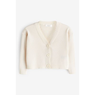 Cardigan côtelé à col v coupe classique NEXT