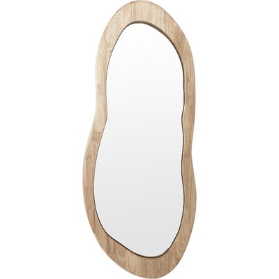 Miroir mural ondulé bois naturel design organique élégant RECOLLECTION