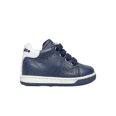 Baskets lacée en cuir nappa bicolore ADAM FALCOTTO
