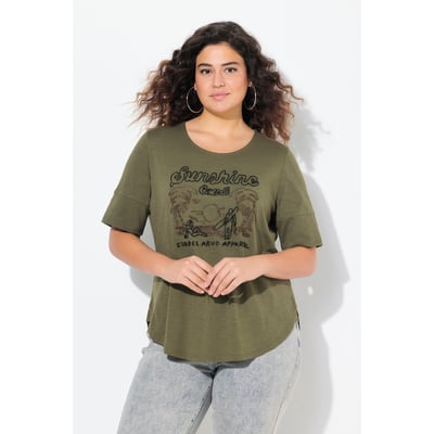 T-shirt Sunshine. Col rond et manches ULLA POPKEN