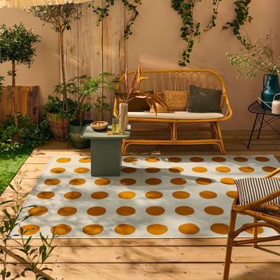 Tapis extérieur à pois RIVIERA NAZAR RUGS