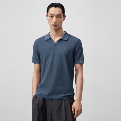 Polo en maille texturée ADOLFO DOMINGUEZ