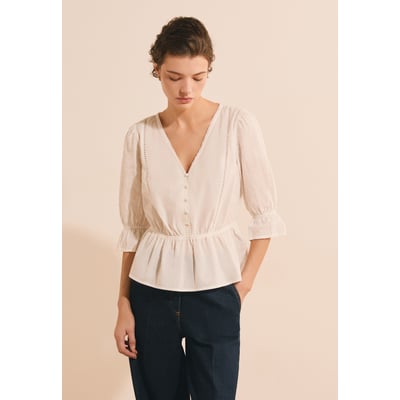 ETAM TOP A CASHA BROD - BLOUS ETAM