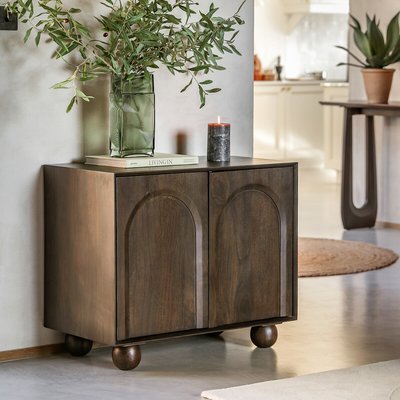 Akron Arch Mango Wood Sideboard with Ball Feet SO'HOME