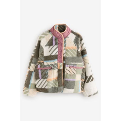 Veste en polaire woven mix teddy borg NEXT