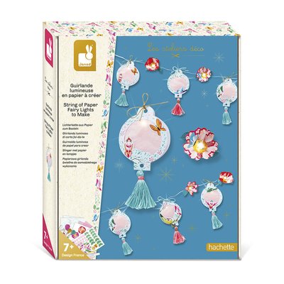 Kit Créatif - 1 Guirlande Lumineuse En Papier À Créer JANOD