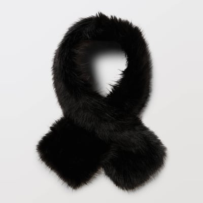 Écharpe Courte En Fausse Fourrure Pour Femme – Chaud Et Doux, Idéal Pour L’Hiver, Cadeau Parfait