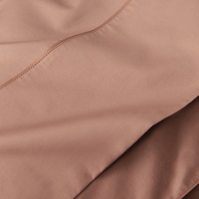 Drap housse uni en satin de coton bio, TEOPHILE ALEXANDRE TURPAULT