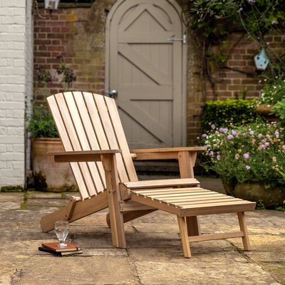 Conklin Garden Lounge Chair with Footstool SO'HOME