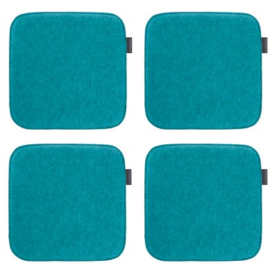 Galettes de chaises carrées imitation feutre AVARO -Lot de 4 MAGMA HEIMTEX