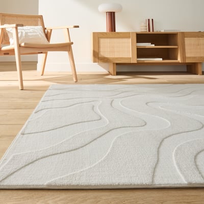 Tapis rectangulaire, motifs vagues, Gioma LA REDOUTE INTERIEURS