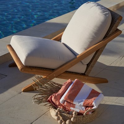 Lage outdoor fauteuil, acacia, Cossi LA REDOUTE INTERIEURS