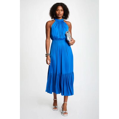Robe longue évasée fluide MORGAN