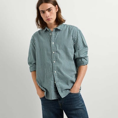 Chemise En Sergé À Carreaux Coupe Casual PEPE JEANS
