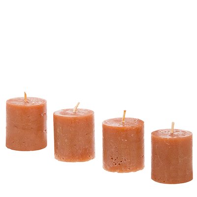 Set de 4 bougies en paraffine H5 SIA DECO