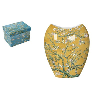 Vase jaune Amandier en fleurs Van Gogh H25 cm PIER IMPORT