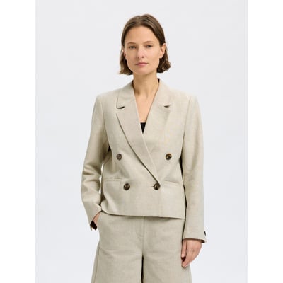 Blazer En Lin Mélangé SELECTED
