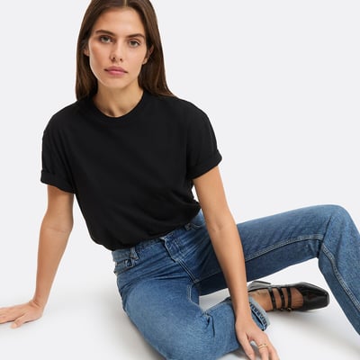 T-shirt loose, girocollo, maniche corte LA REDOUTE COLLECTIONS
