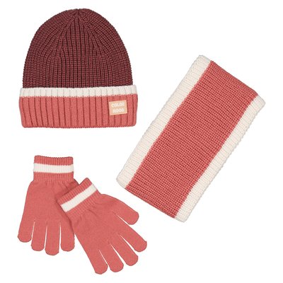 Set aus Mütze, Snood und Handschuhen, Fleecefutter LA REDOUTE COLLECTIONS