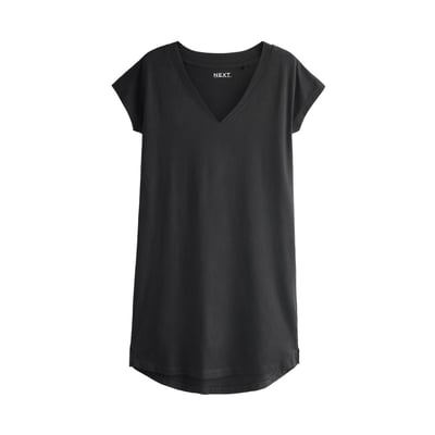 Mini robe à mancherons avec col en v NEXT
