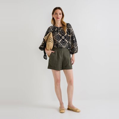 Blouse manches chauve-souris imprimée MONOPRIX