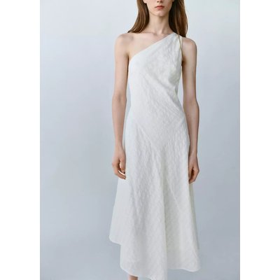 Robe asymétrique texturée MANGO