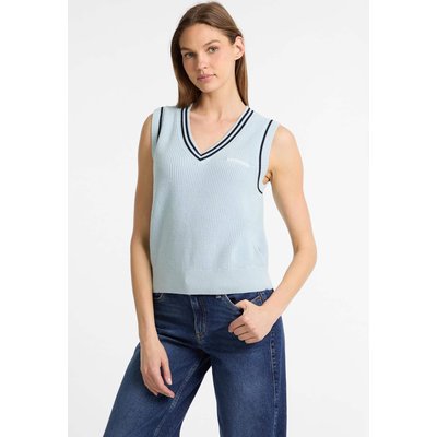 Pull Sans Manches Logo Brodé GUESS JEANS