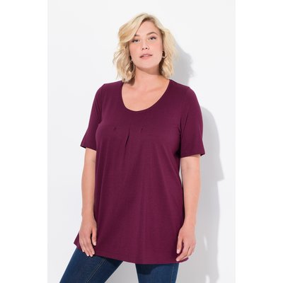 T-shirt en modal. Plis fantaisie ULLA POPKEN