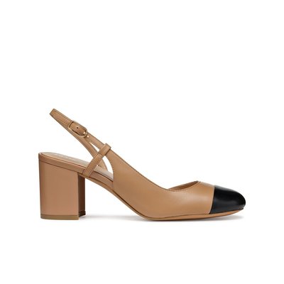 Slingback leather pumps, Virnilisa 65 GEOX