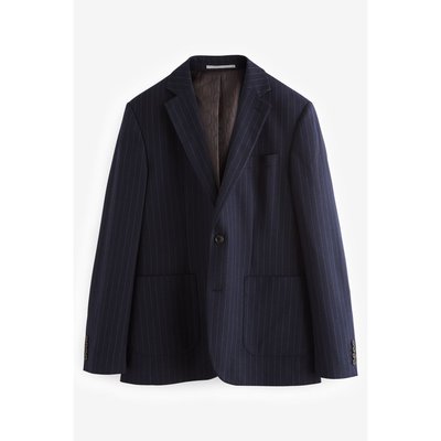 Veste de costume slim en flanelle à rayures NEXT