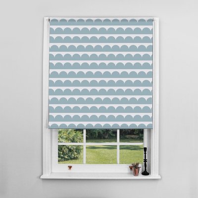 120x140cm Scalloped Blackout Blind SO'HOME