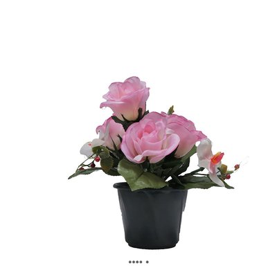Pot composition fleurs artificielles ARTIFICIELLES