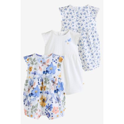 Barboteuse bébé imprimée, lot de 3 NEXT