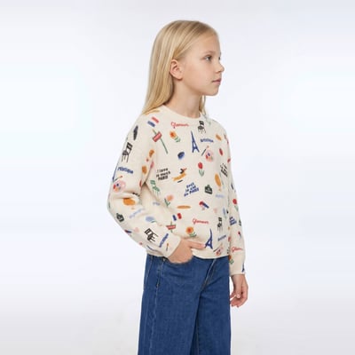 Pull imprimé MONOPRIX