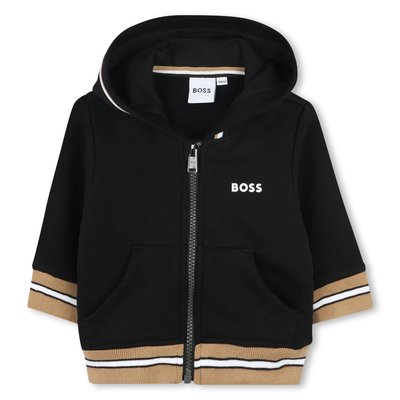 Cardigan à capuche molletonné BOSS KIDSWEAR
