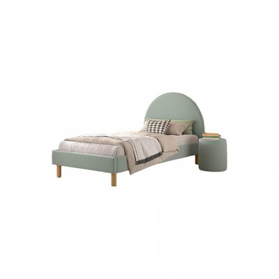 Lit Moon 90x200cm Vert avec pouf VIPACK