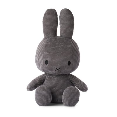 Peluche lapin Miffy velours côtelé 50 cm BON TON TOYS