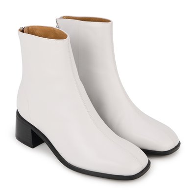 Bottines à Talons Coralie Cuir Lisse BONS BAISERS