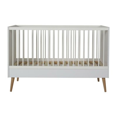 Lit bébé 70x140 cm évolutif en lit enfant Cocoon Ice White QUAX