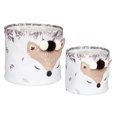 Lot de 2 bacs de rangement Renard ATMOSPHERA